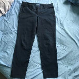 Navy pixie ankle pants old navy size 6